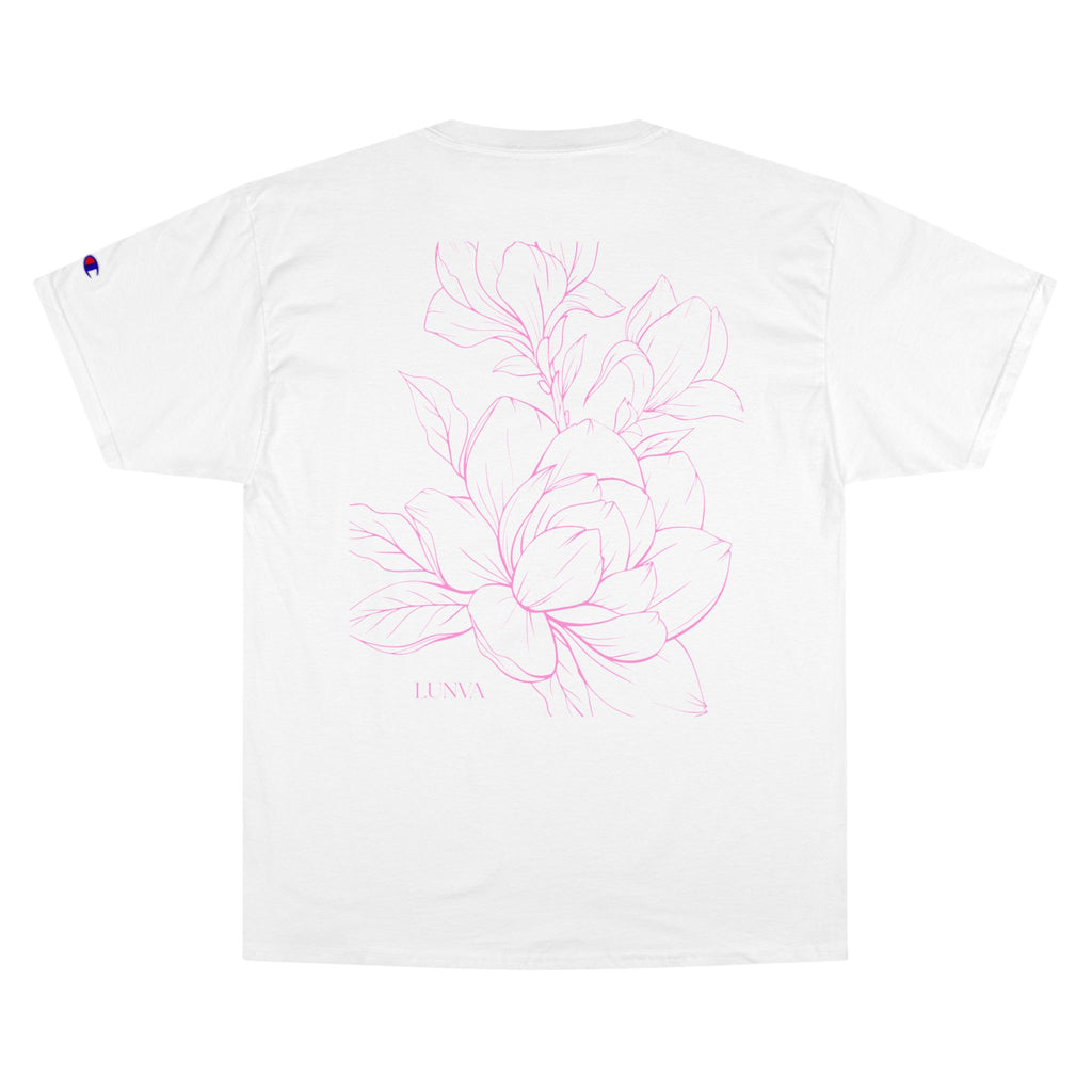 Romanticize Everything Champion T-Shirt | Floral Graphic Tee, Casual Wear, Gift for Her, Spring Fashion, Summer Vibes