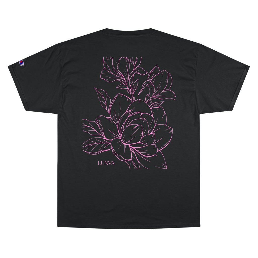 Romanticize Everything Champion T-Shirt | Floral Graphic Tee, Casual Wear, Gift for Her, Spring Fashion, Summer Vibes